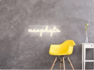 Custom text: neophyte