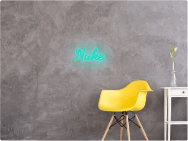 Custom text: Nuke