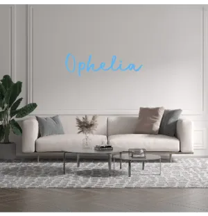 Custom text: Ophelia
