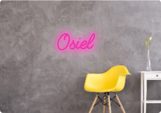 Custom text: Osiel