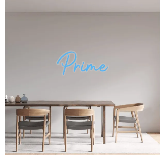 Custom text: Prime