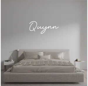 Custom text: Quynn