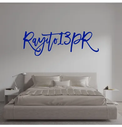 Custom text: Rayito13PR