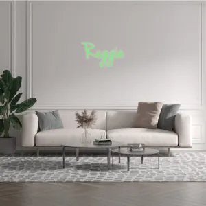 Custom text: Reggie