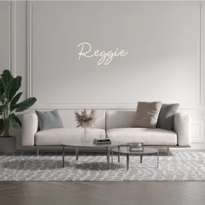 Custom text: Reggie