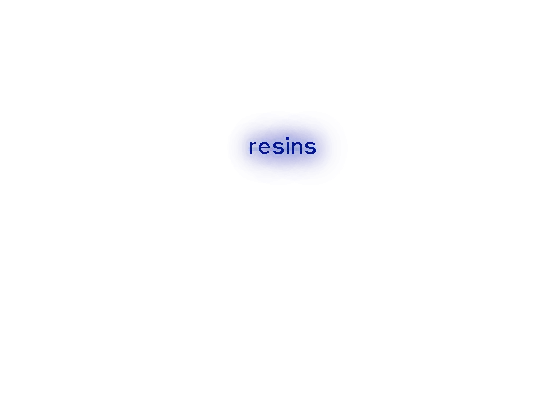 Custom text: resins