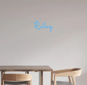 Custom text: Riley