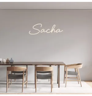 Custom text: Sacha