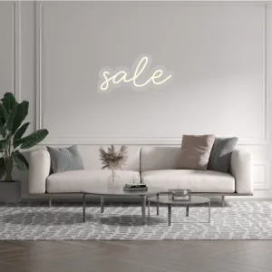 Custom text: sale
