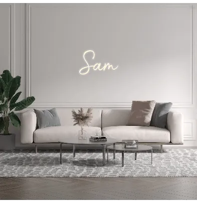 Custom text: Sam