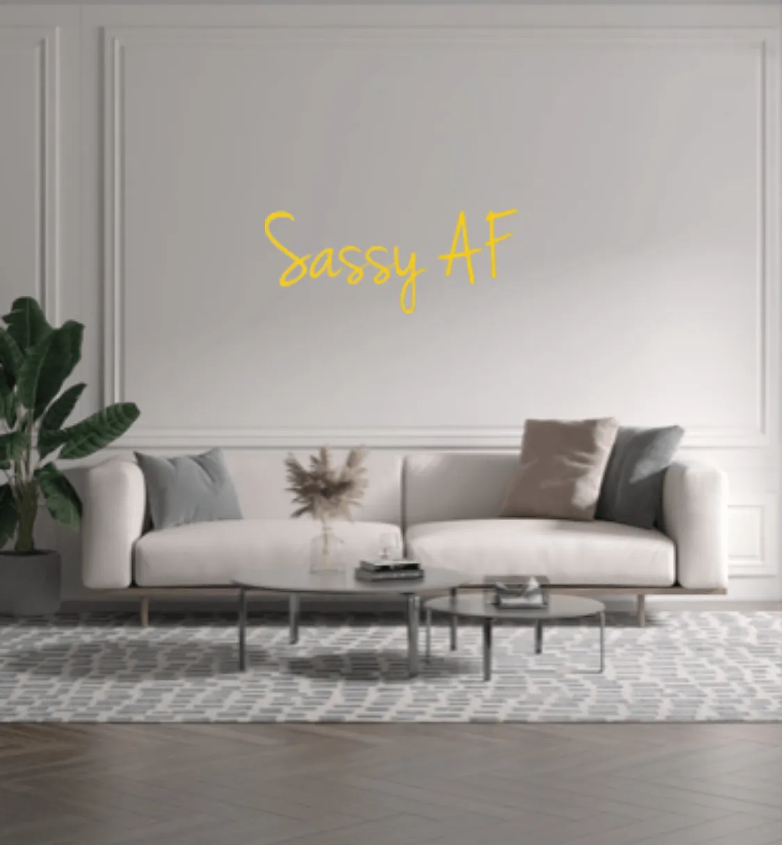 Custom text: Sassy AF