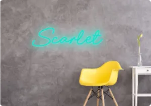 Custom text: Scarlet
