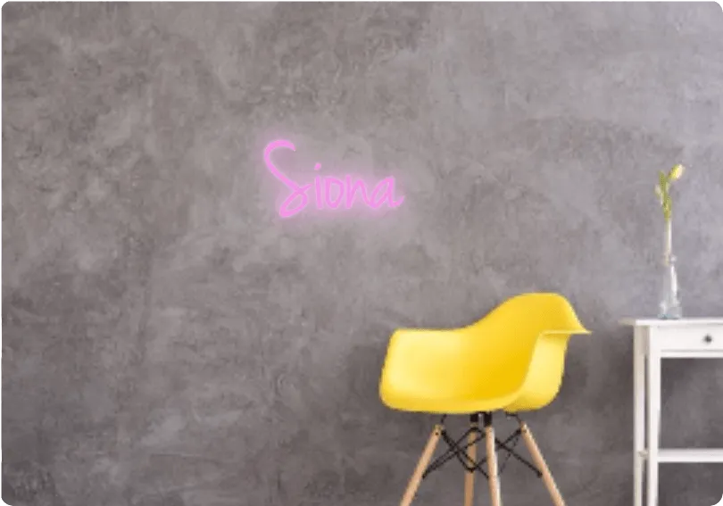 Custom text: Siona