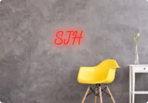 Custom text: SJH