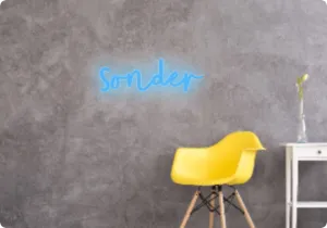 Custom text: Sonder