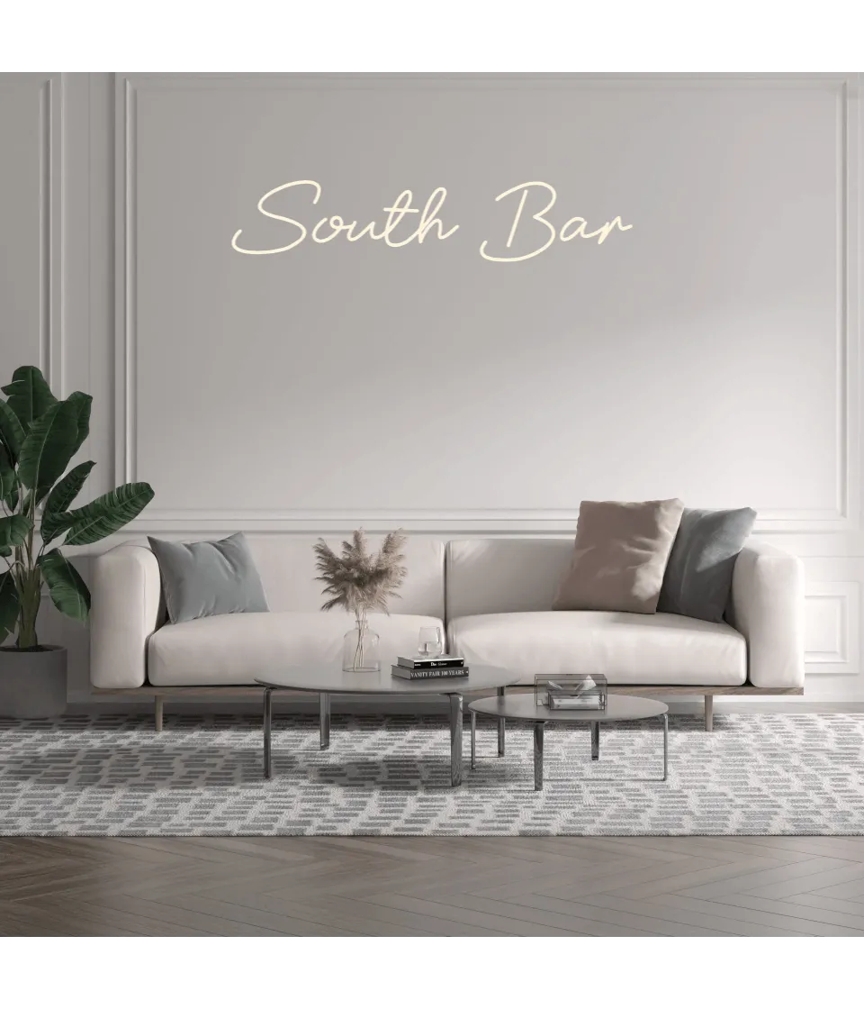 Custom text: South Bar