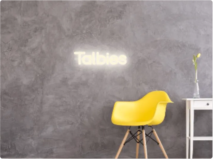 Custom text: Talbies