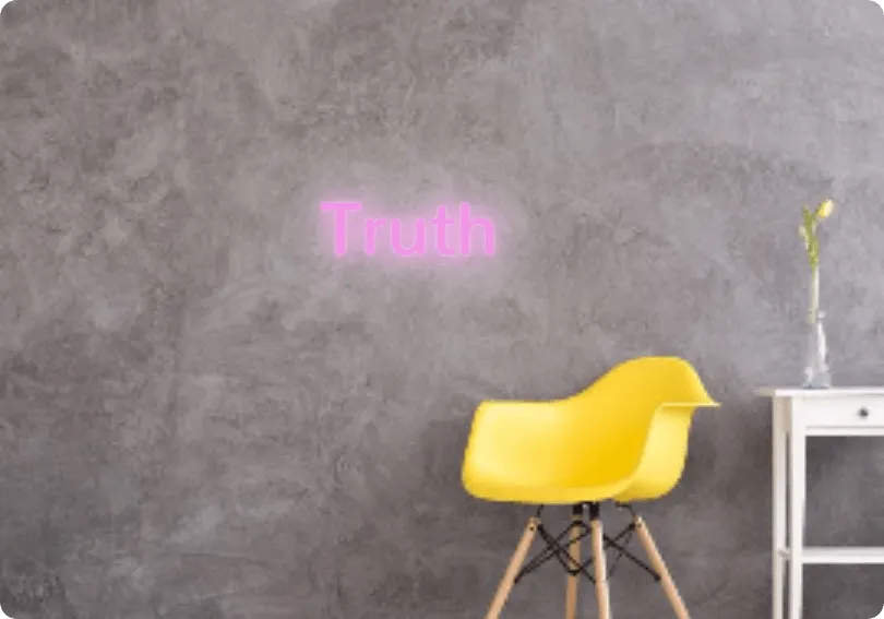 Custom text: Truth