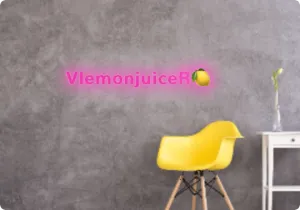 Custom text: VlemonjuiceR🍋