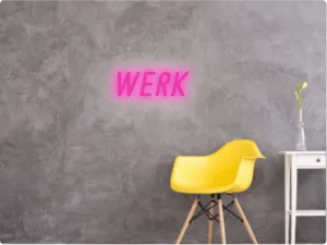 Custom text: WERK