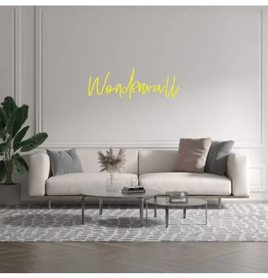 Custom text: Wonderwall
