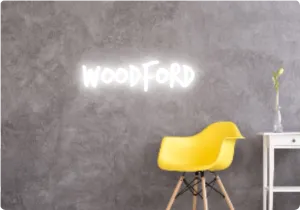 Custom text: WOODFORD