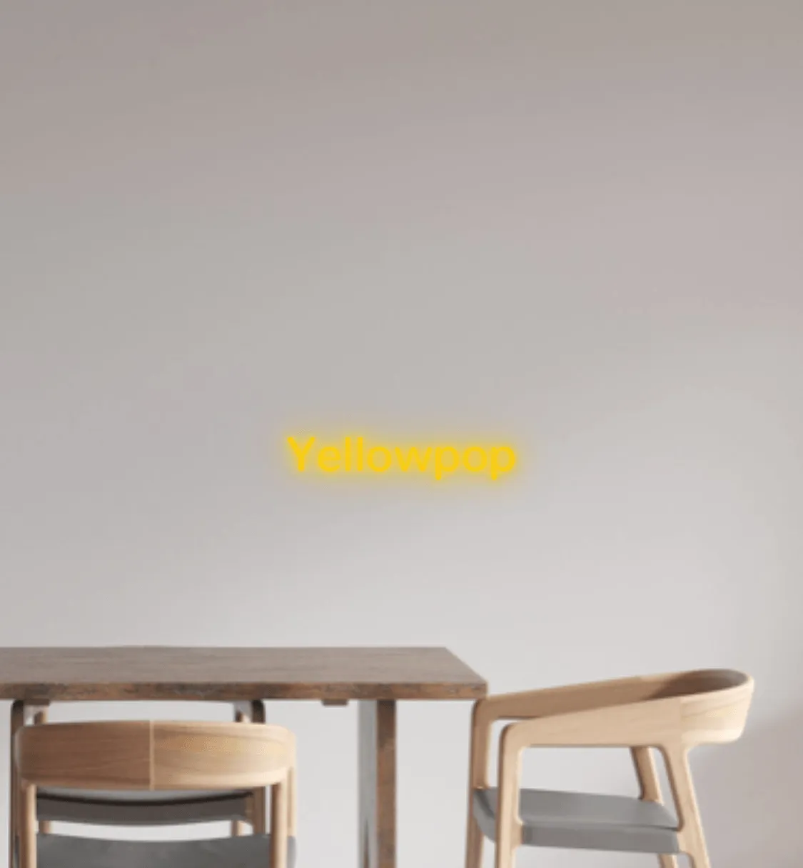 Custom text: Yellowpop