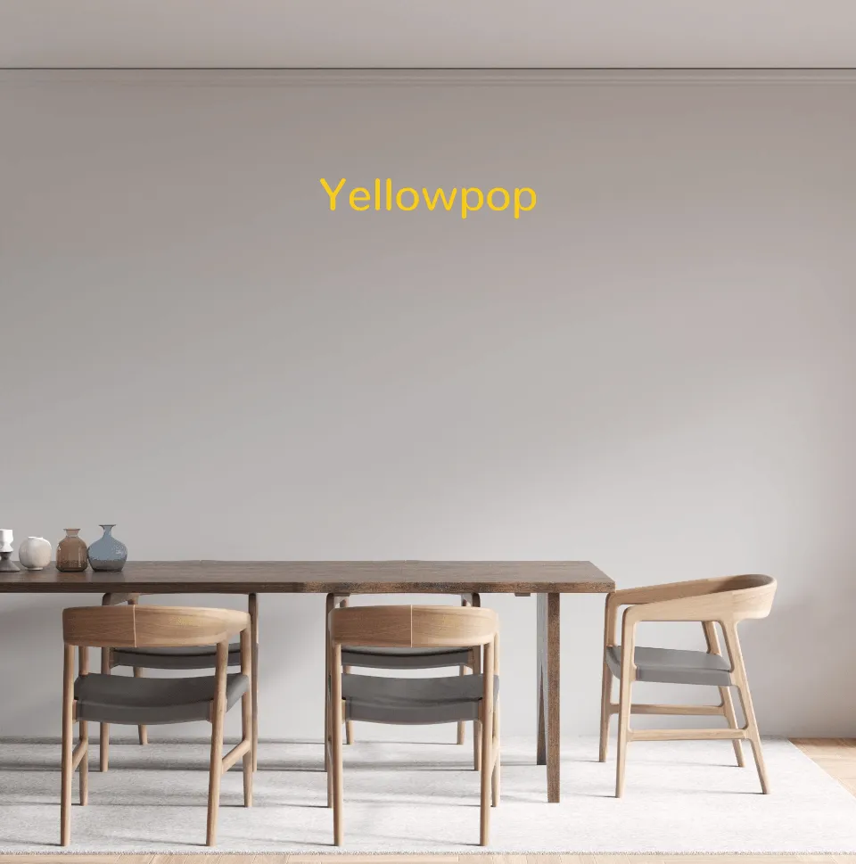 Custom text: Yellowpop