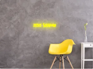Custom text: zeke shadow