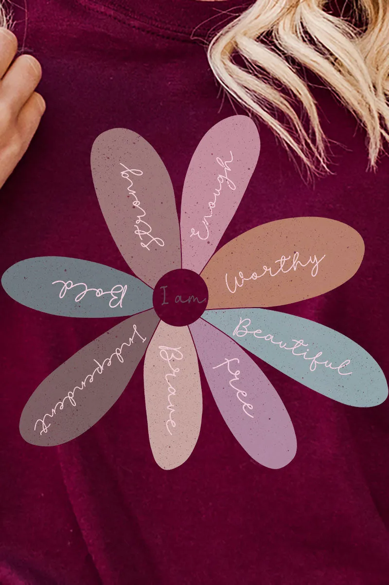 Daisy Positivity Short Sleeve Relaxed Fit T-Shirt