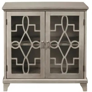 Decorative Accent Cabinet in Gray