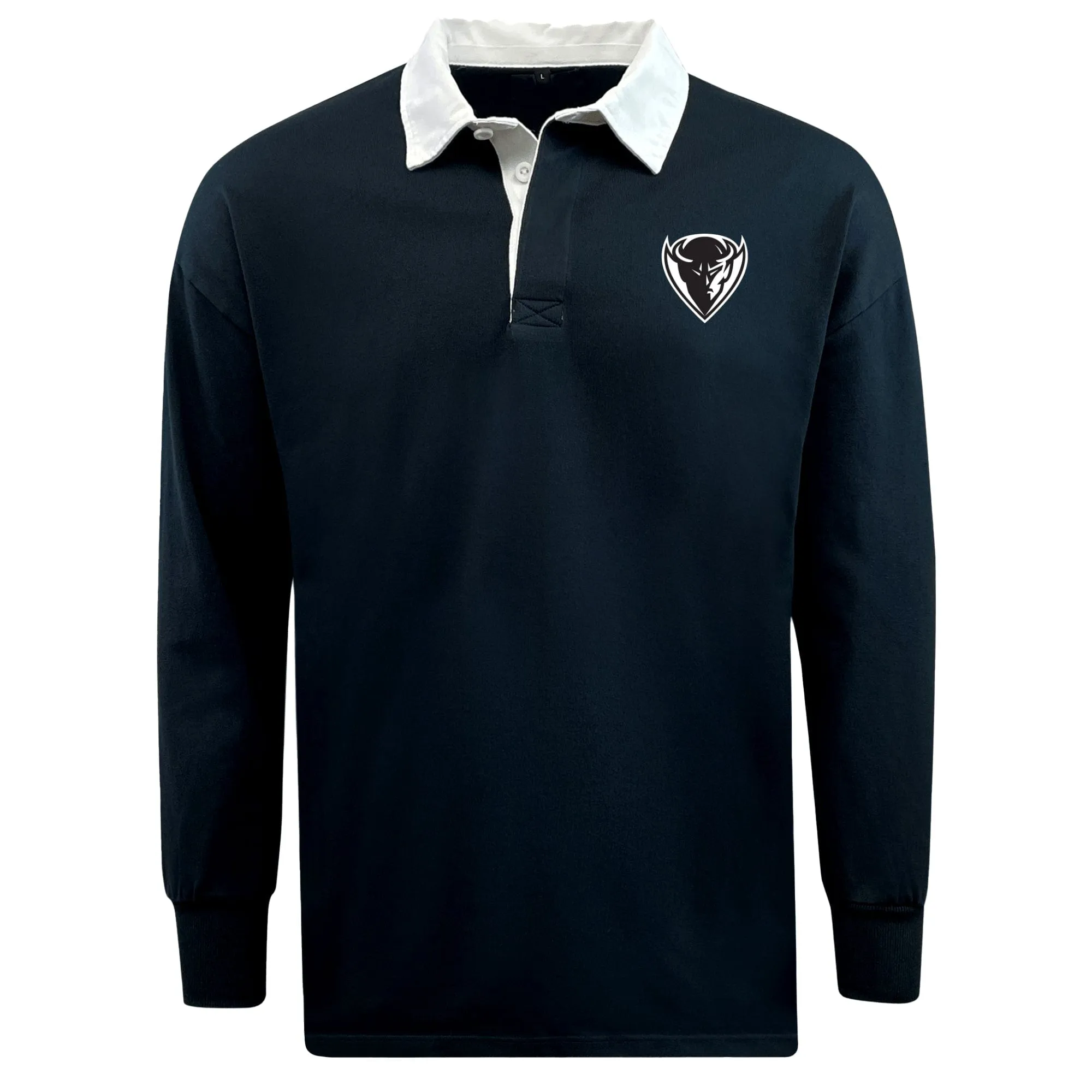 DePaul University Classic Long Sleeve Solid Rugby Jersey