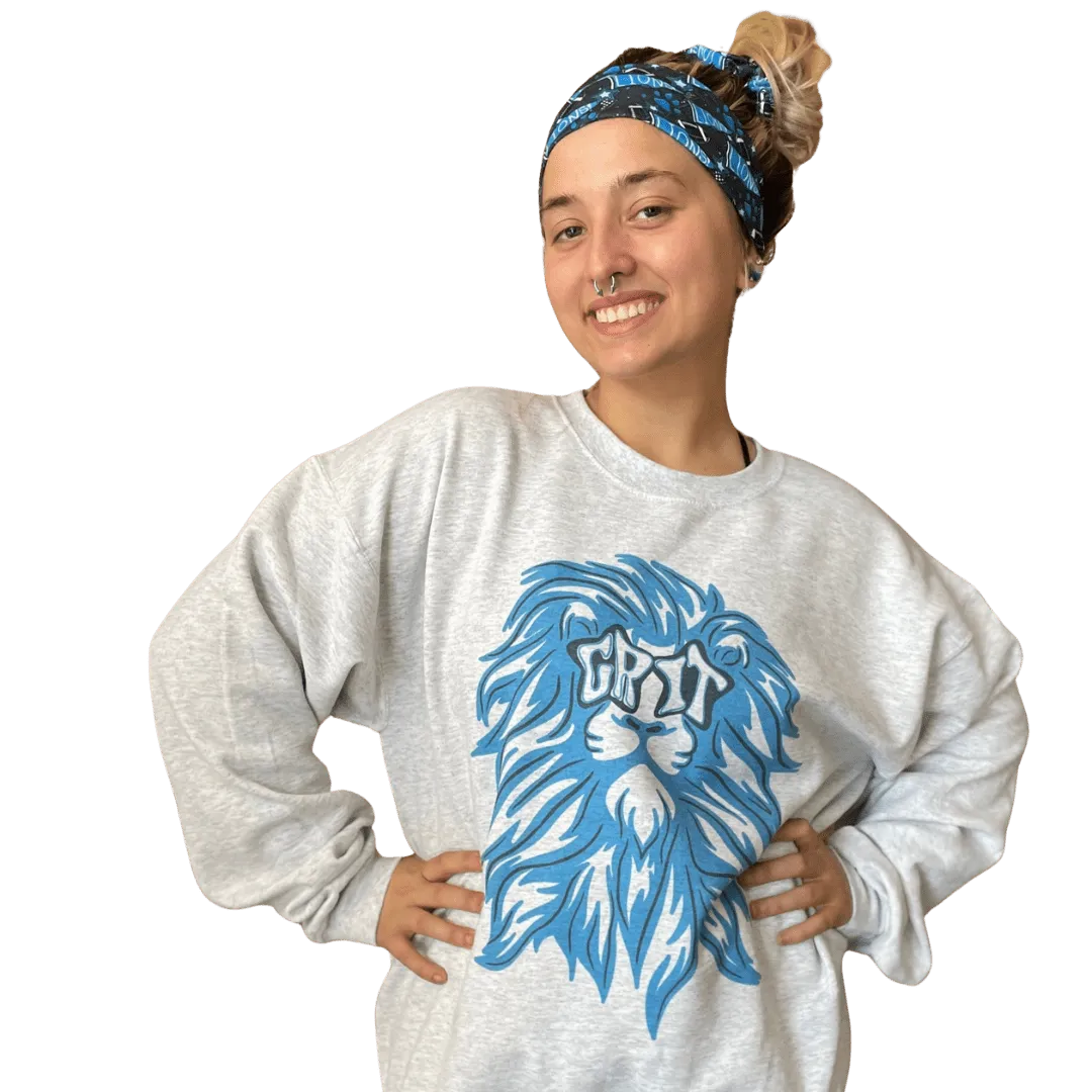 Detroit Grit Lion Crewneck Sweatshirt