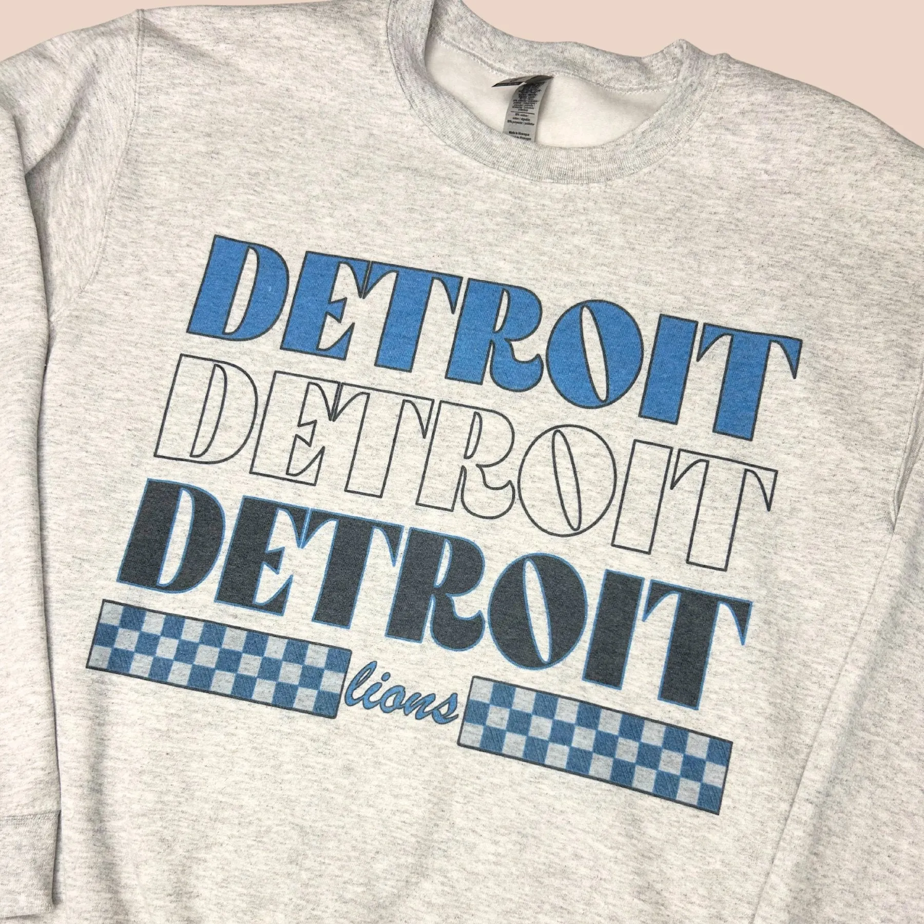 Detroit x3 Crewneck Sweatshirt