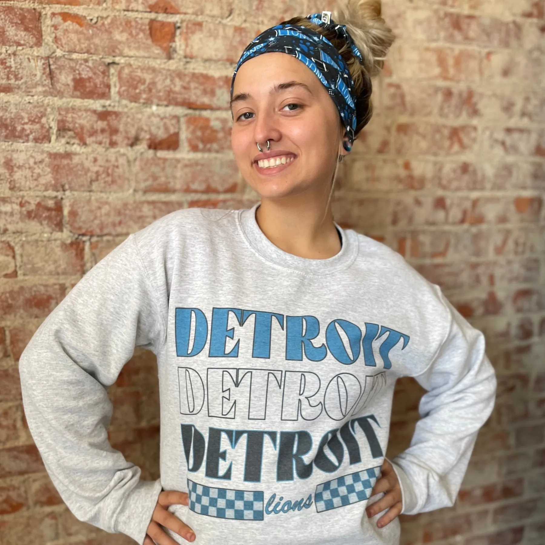Detroit x3 Crewneck Sweatshirt