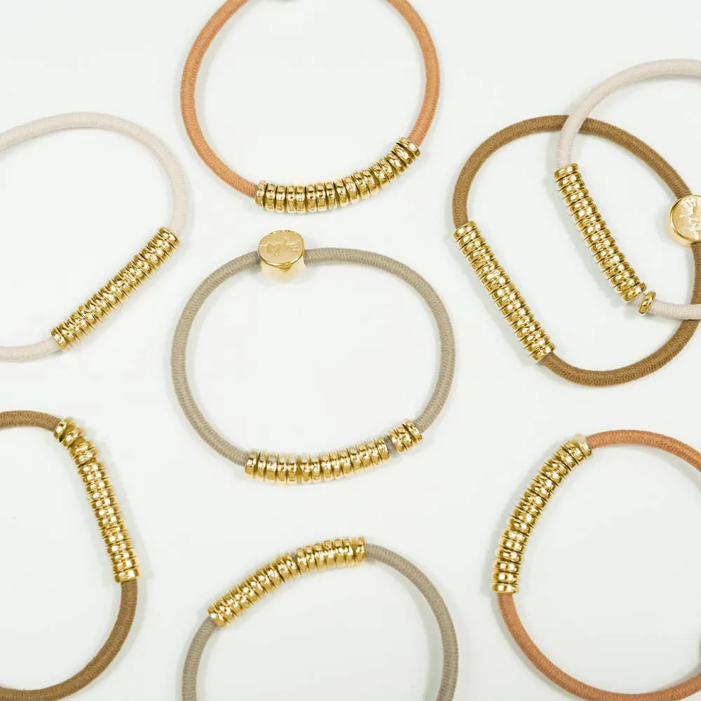 DISC FALL /WINTER MIX & MATCH Bracelet/ Hair Ties - Sand