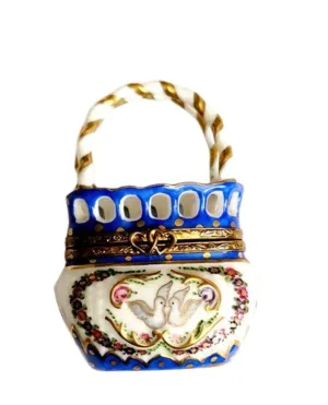 Doves on Basket 3 inch Traditional