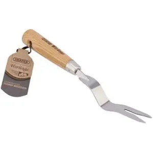 Draper Heritage Stainless Steel Hand Weeder With Ash Handle Dr-99027