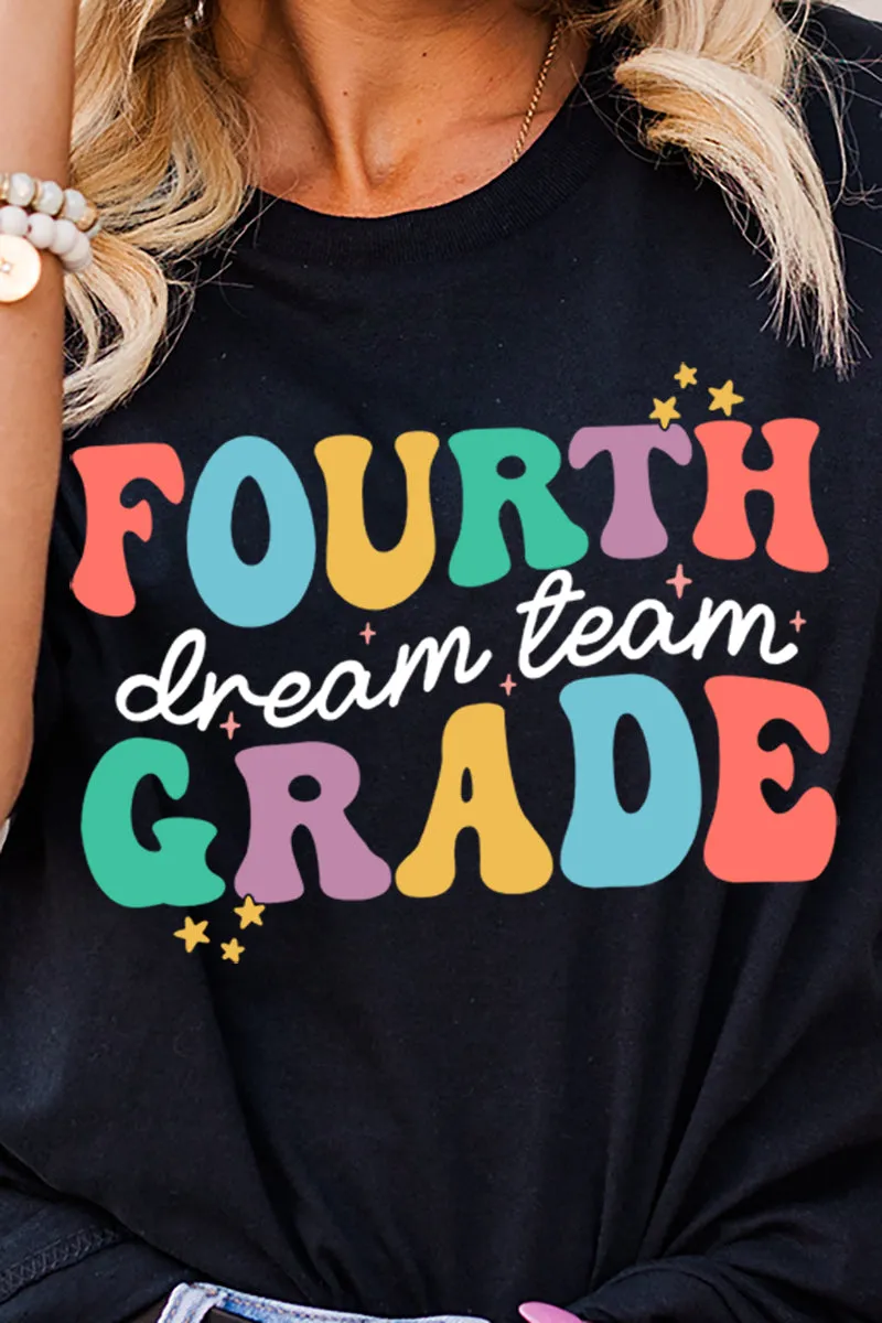 Dream Team Fourth Grade Short Sleeve Relaxed Fit T-Shirt