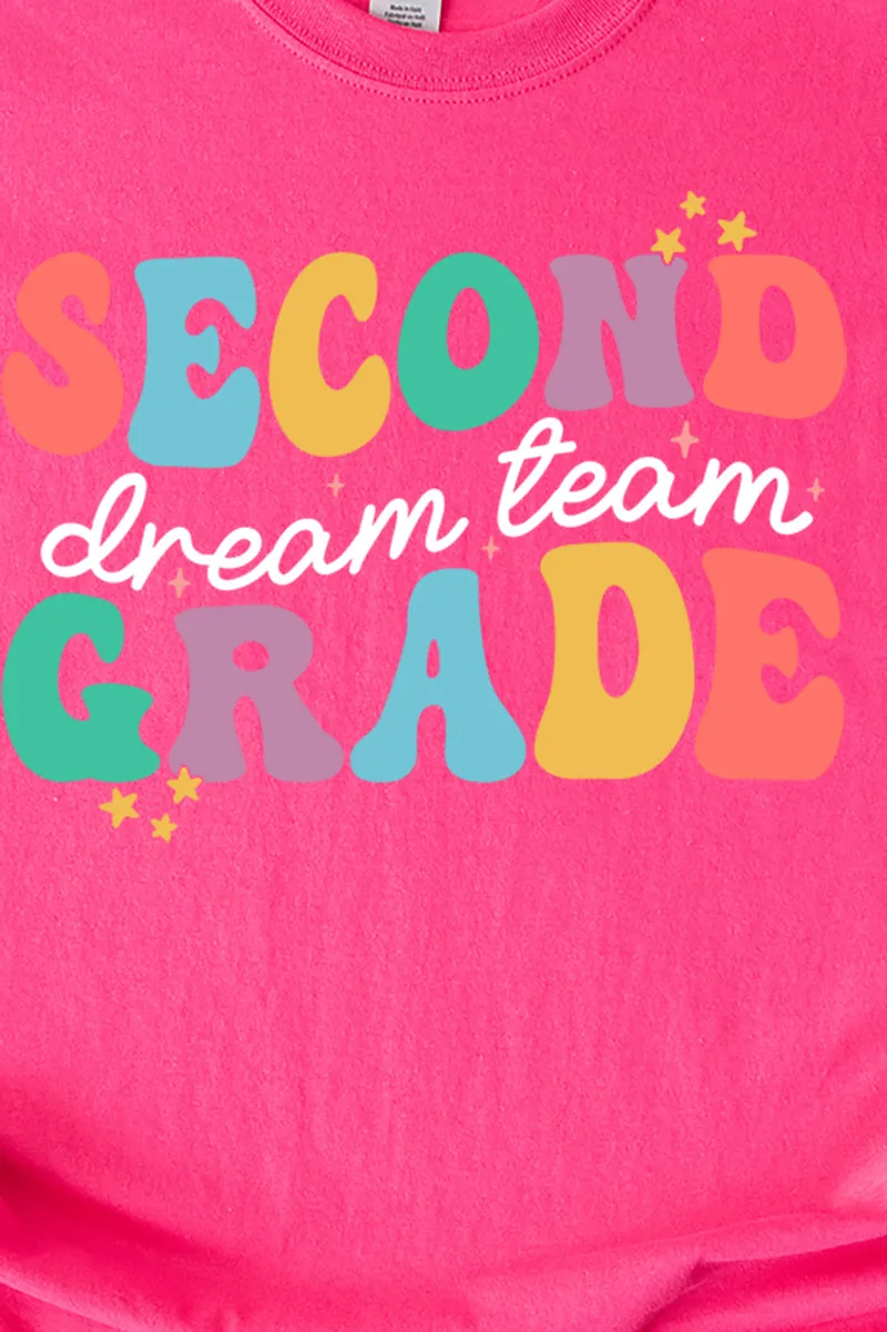 Dream Team Second Grade Short Sleeve Relaxed Fit T-Shirt