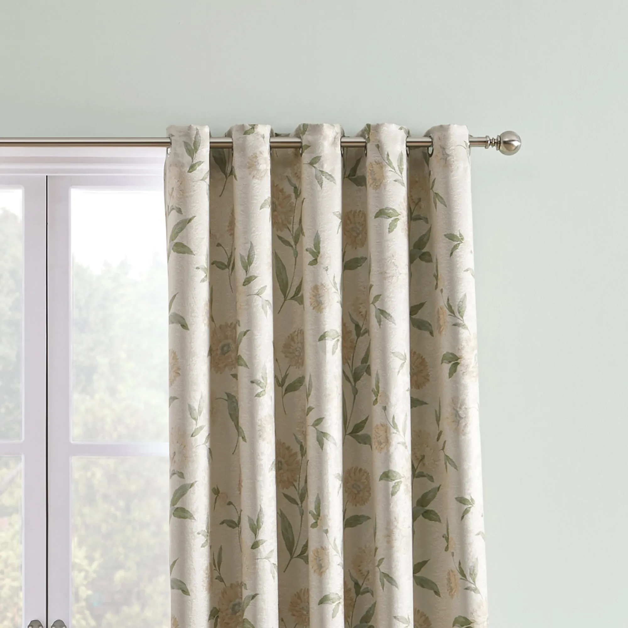 Dreams & Drapes Dahlia Eyelet Curtains - Natural