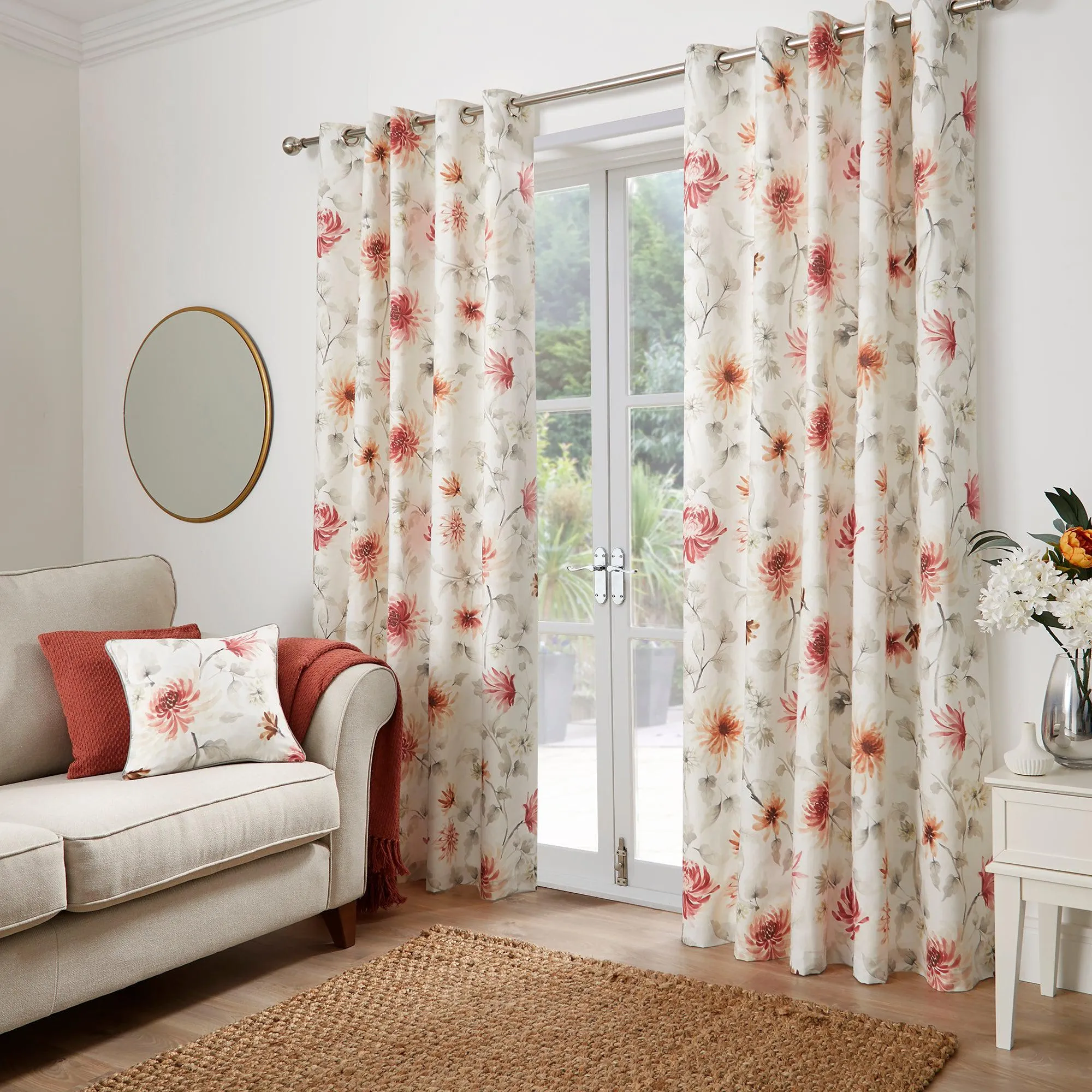 Dreams & Drapes Nadia Cushion - Red