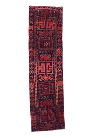 'Edith' Vintage Turkish Runner- 2'10'' x 11'9''