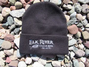 Elk River Custom Rods Black Knit Hat