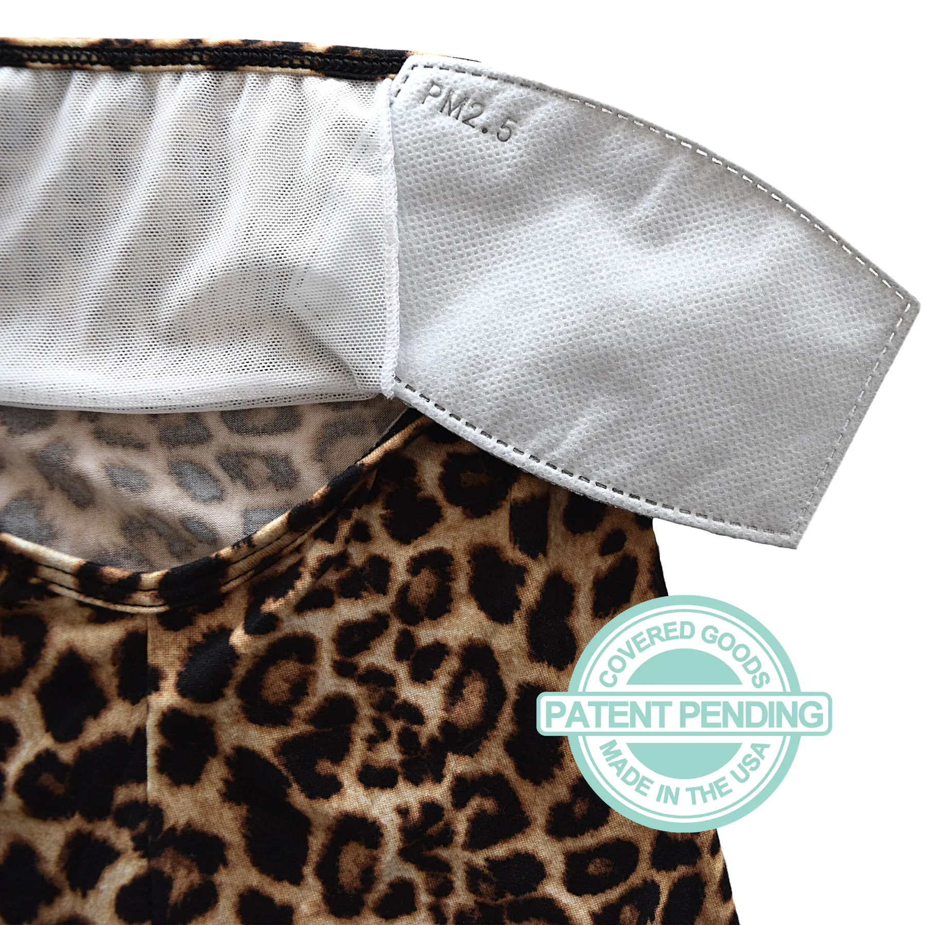 Face Cover Scarf- Leopard