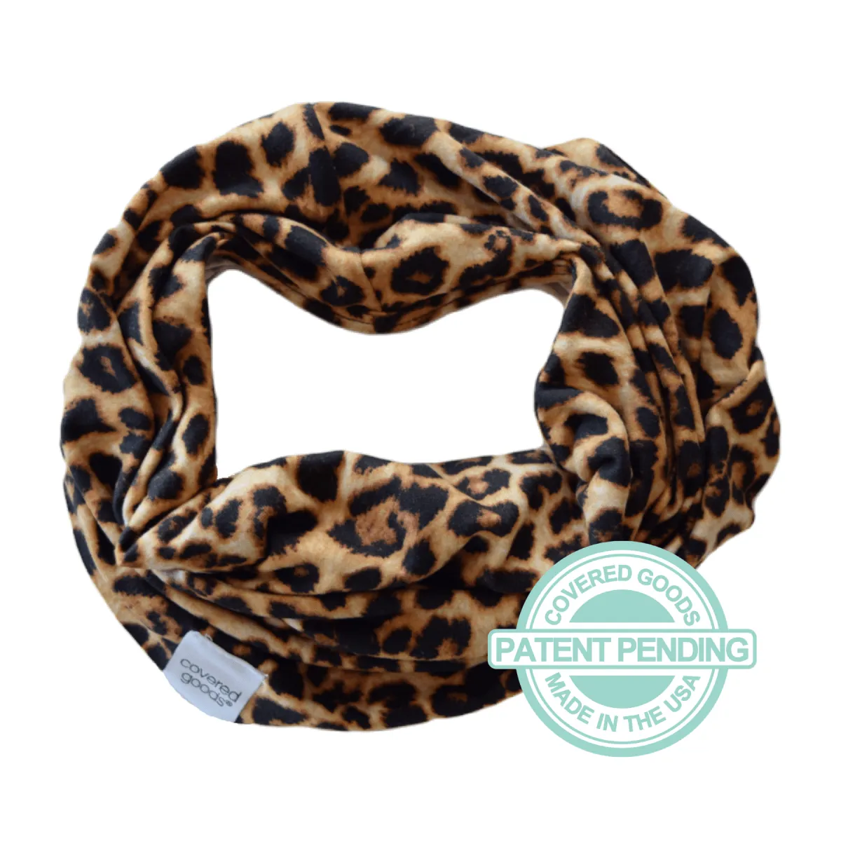 Face Cover Scarf- Leopard
