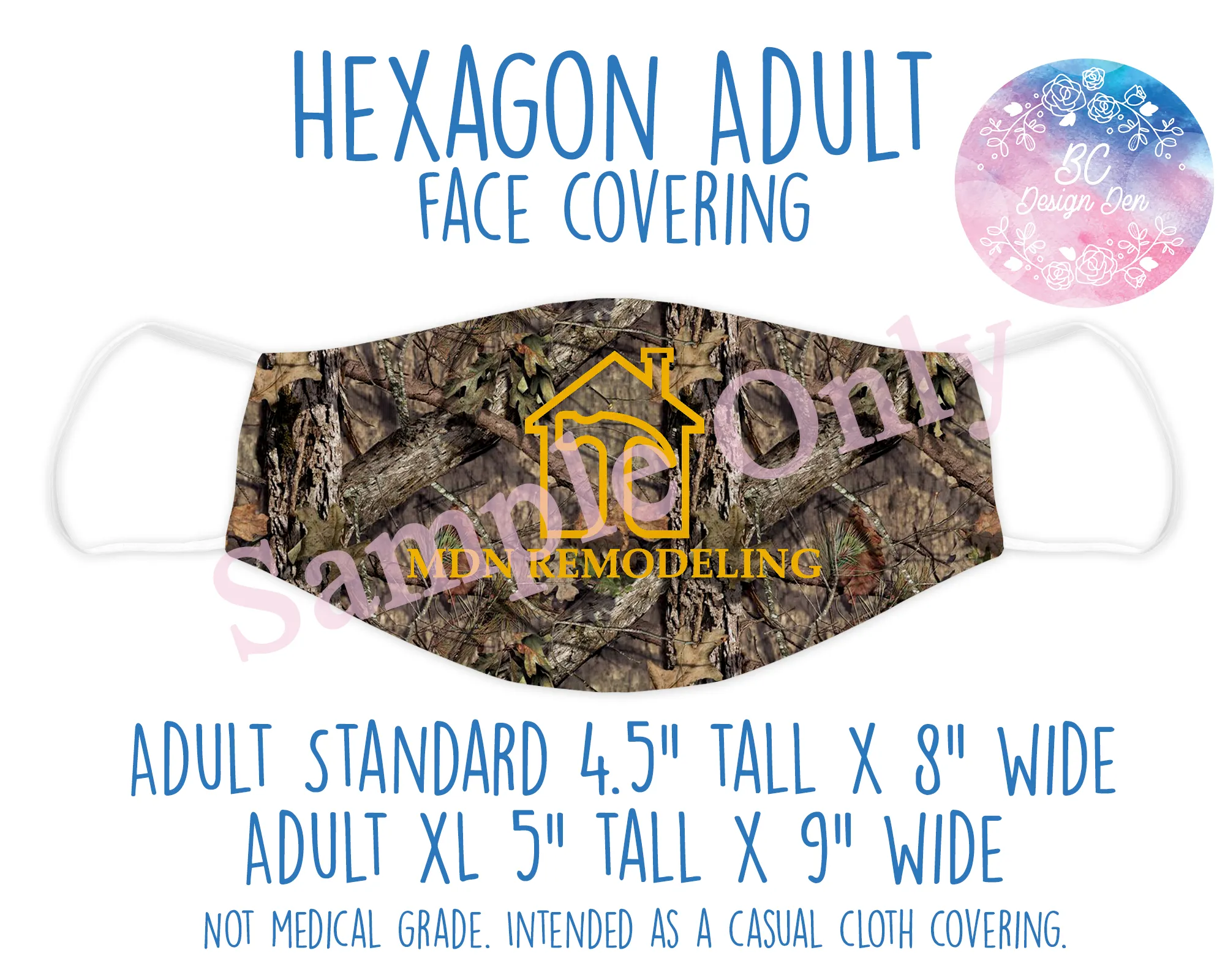 Face Covering Custom Logo 3
