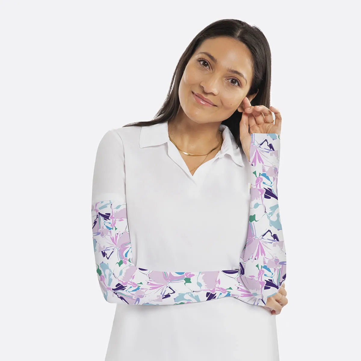 Flora Arm Sleeves with Thumbhole - Adult
