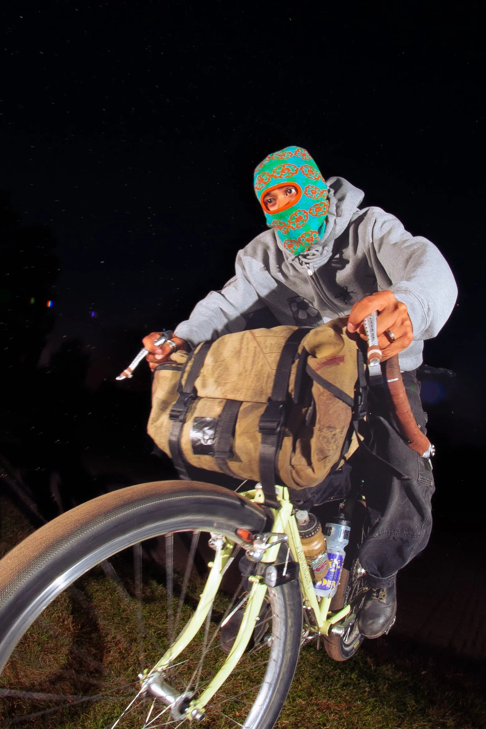 Flower Balaclava - Green