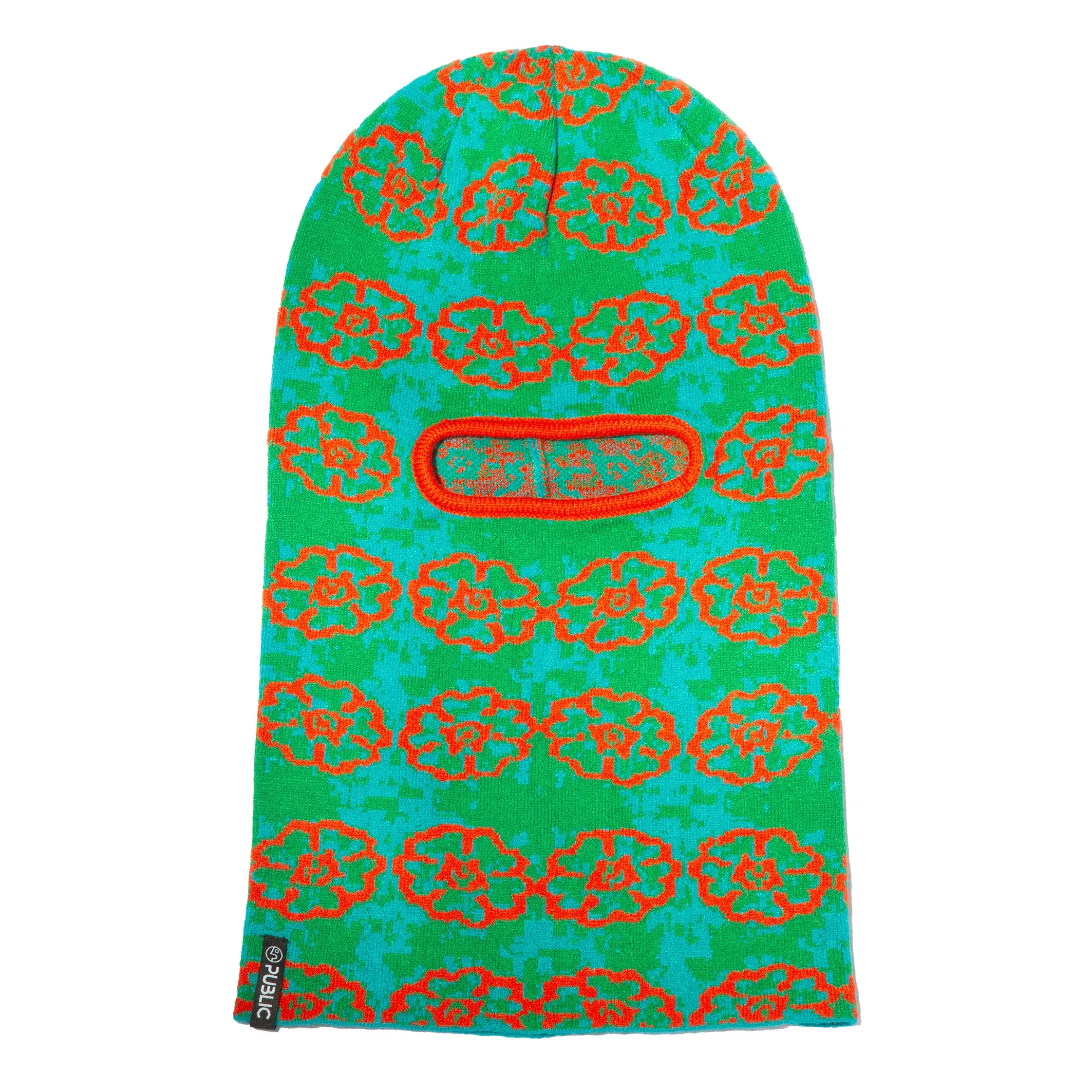 Flower Balaclava - Green